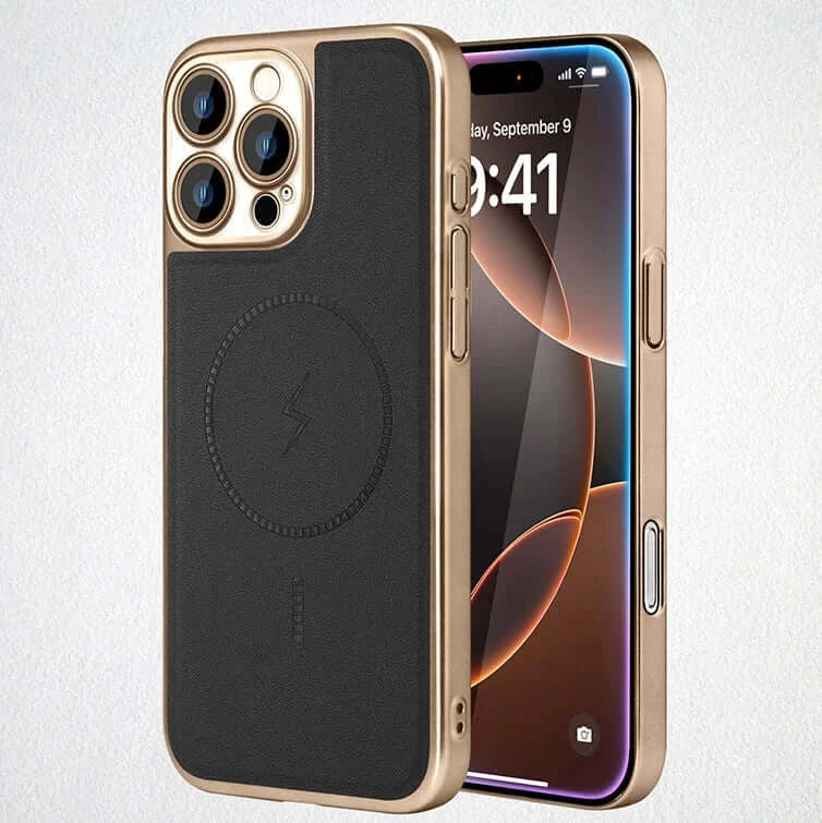 كفر آيفون 16 برو ماكس مقاوم للصدمات مغناطيسي غطاء iPhone 15 Pro Max قوي يدعم الشحن اللاسلكي كفر مغناطيسي للحماية اليومية مع دعم MagSafe