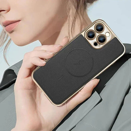 كفر آيفون 16 برو ماكس مقاوم للصدمات مغناطيسي غطاء iPhone 15 Pro Max قوي يدعم الشحن اللاسلكي كفر مغناطيسي للحماية اليومية مع دعم MagSafe