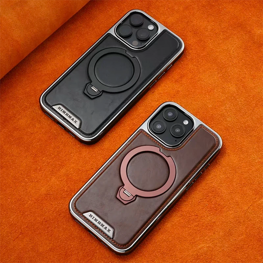 Magnetic Case with Rotating Bracket for iPhone 16 Pro Max 