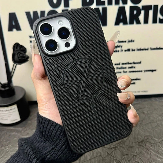 Slim Magnetic Vent Case for iPhone 16 Pro Max 