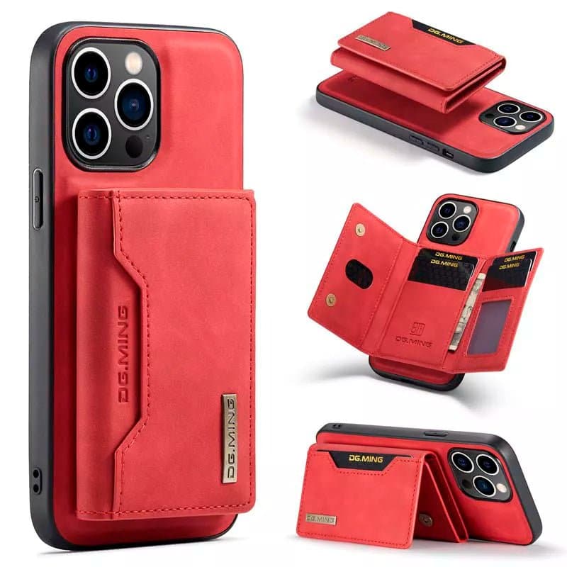 2 In 1 Detachable Magnetic Leather Case for IPhone - MobileGear